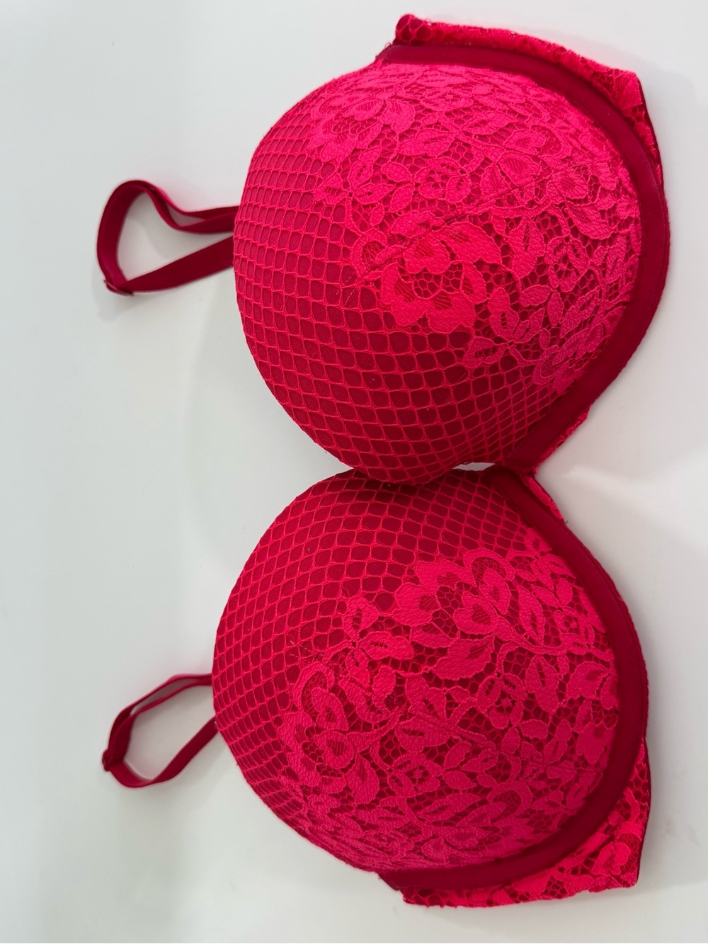 Red Lace Push-Up Bra - Women Intimates